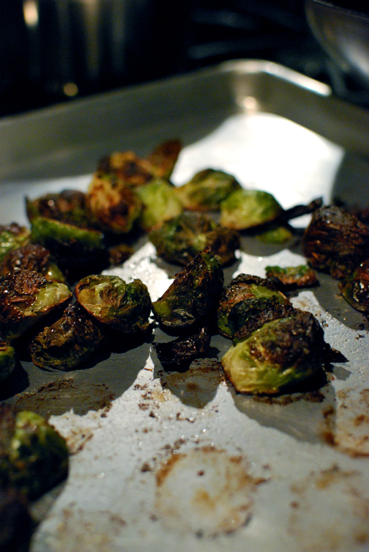 Brussels Sprouts with Bacon, Pecans, and Preserved Lemon