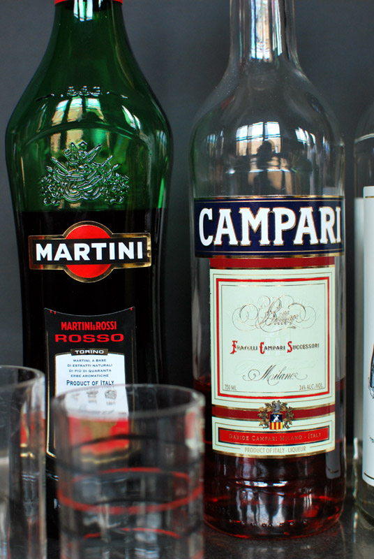 campari + sweet vermouth + booze = love